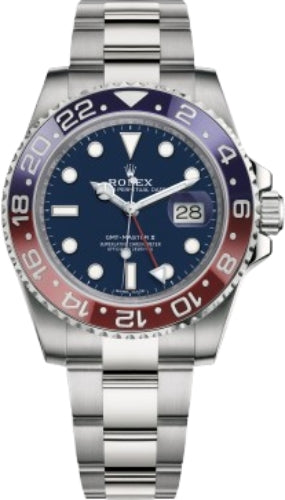 Rolex GMT-Master II White Gold Blue Dial & Red/Blue Ceramic Bezel Oyster Bracelet 116719BLRO - 2019