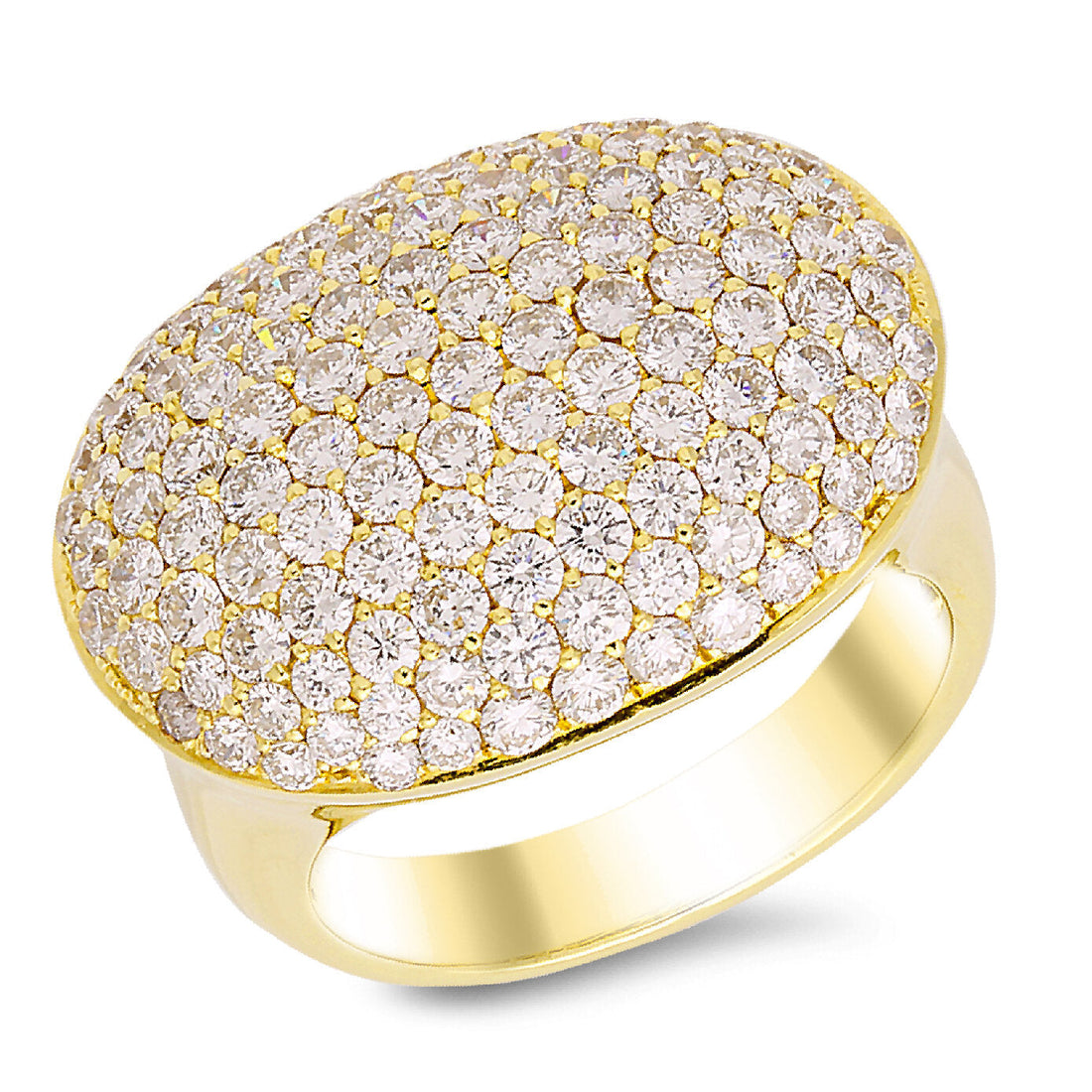 18K  Yellow Gold Diamond Ring