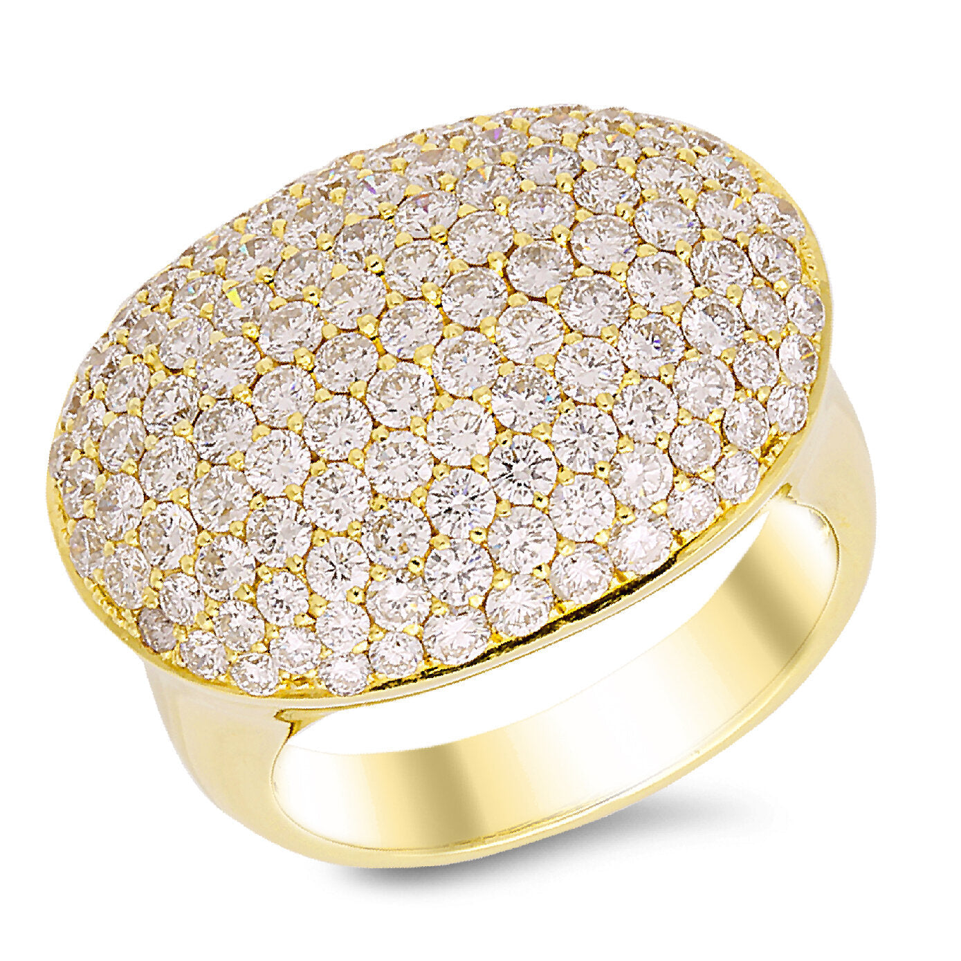 18K  Yellow Gold Diamond Ring