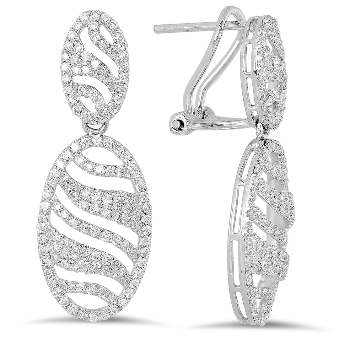 Diamond Drop Earrings