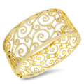 18K Yellow Gold Diamond Bangle