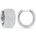18K White Gold Diamond Earrings
