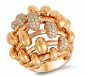 18K Rose Gold Diamond Ring