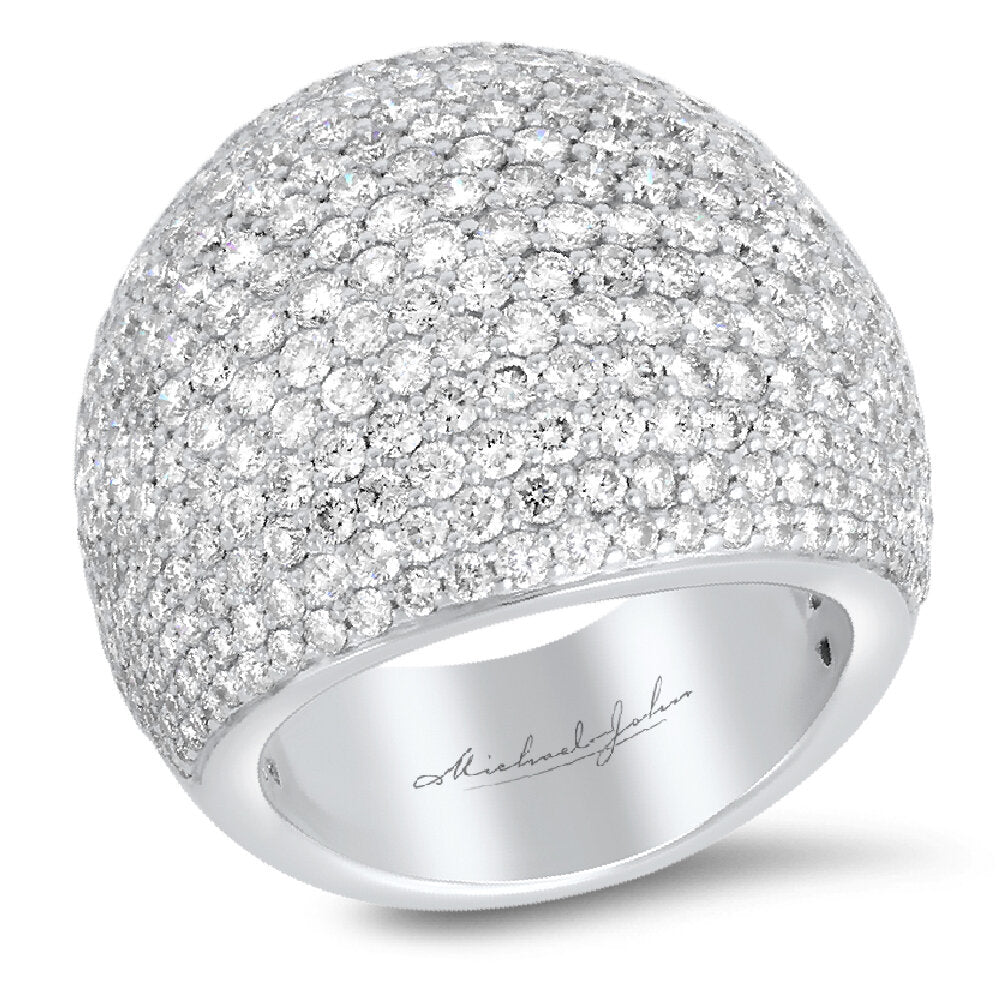 18K  White Gold Diamond Ring