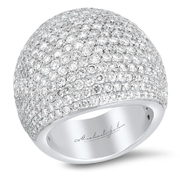 18K  White Gold Diamond Ring