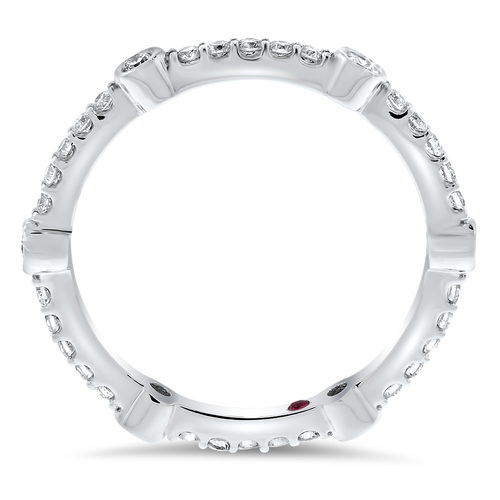 18K Gold Diamond Eternity Band