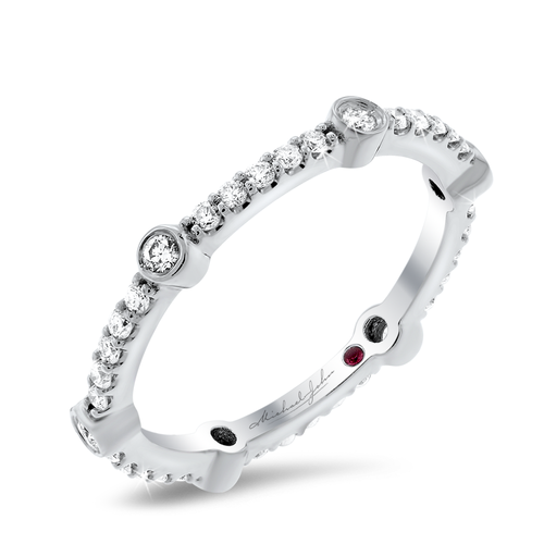 18K Gold Diamond Eternity Band
