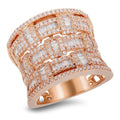 18K Rose Gold Diamond Ring