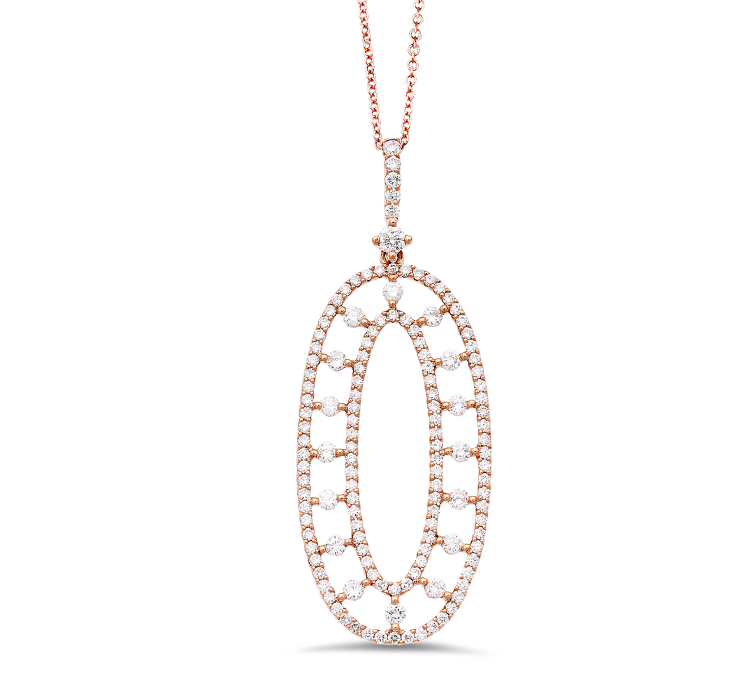 18K Yellow Gold Diamond Pendant