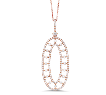 18K Yellow Gold Diamond Pendant