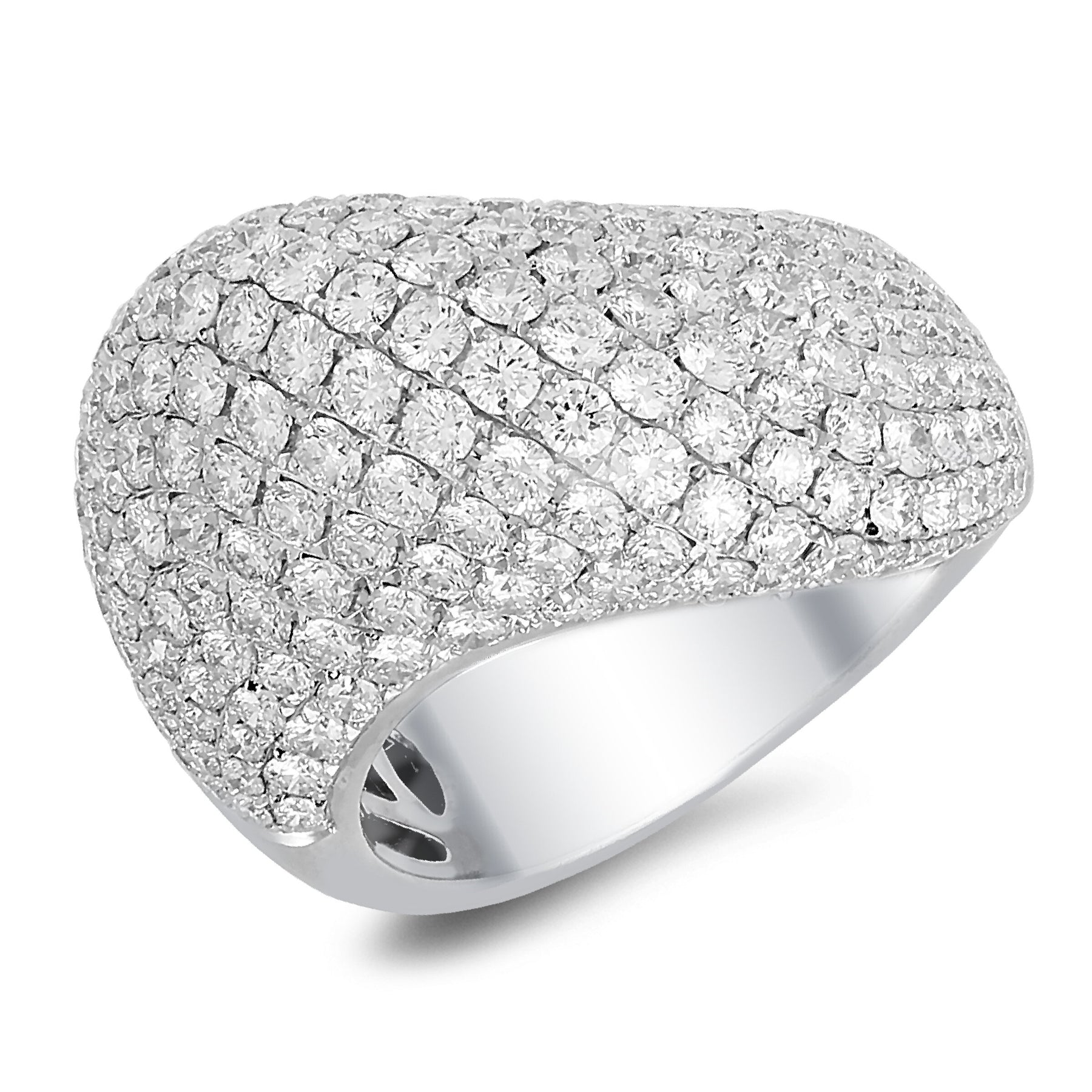 18K  White Gold Diamond Ring