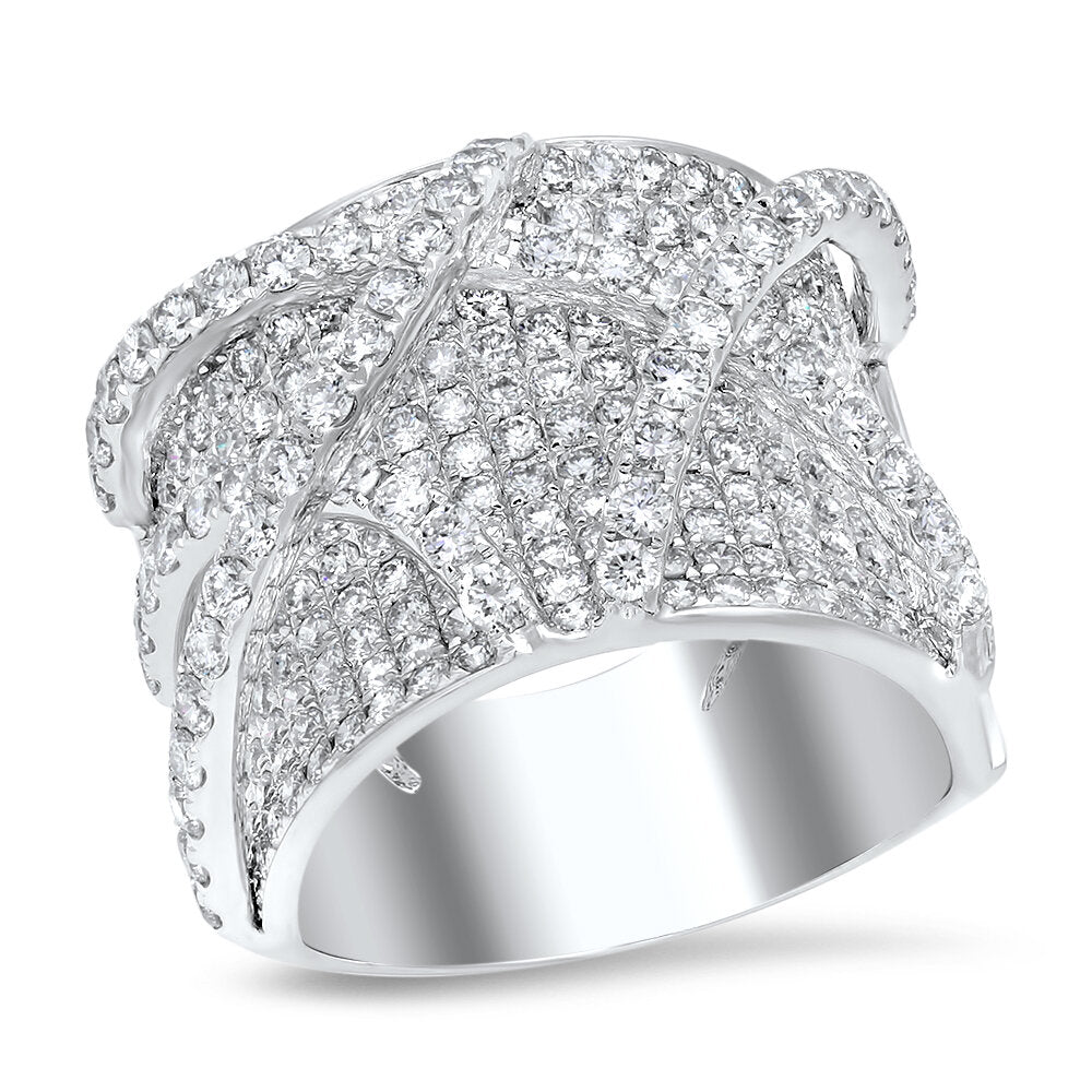 18K  White Gold Diamond Ring