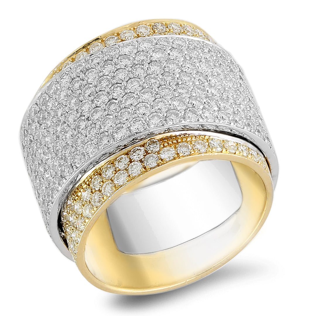18K Yellow Gold Diamond Ring