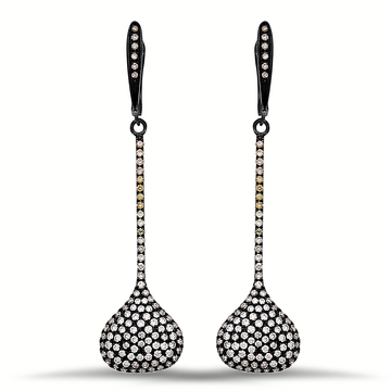 18K Gold Diamond Earrings