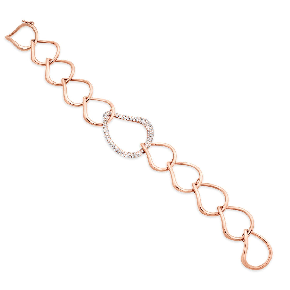 18K Gold Bracelet With Diamonds