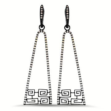 18K Gold Diamond Earrings