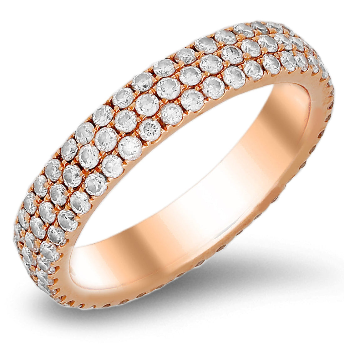 18K White Gold Diamond Eternity Band