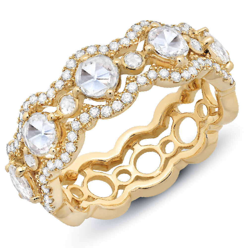18K  Yellow Gold Diamond Ring