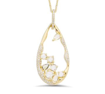 Diamond Pendant In 18K Gold