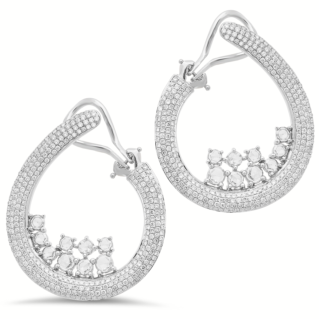 Diamond Earrings In 18K Gold