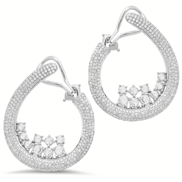 Diamond Earrings In 18K Gold