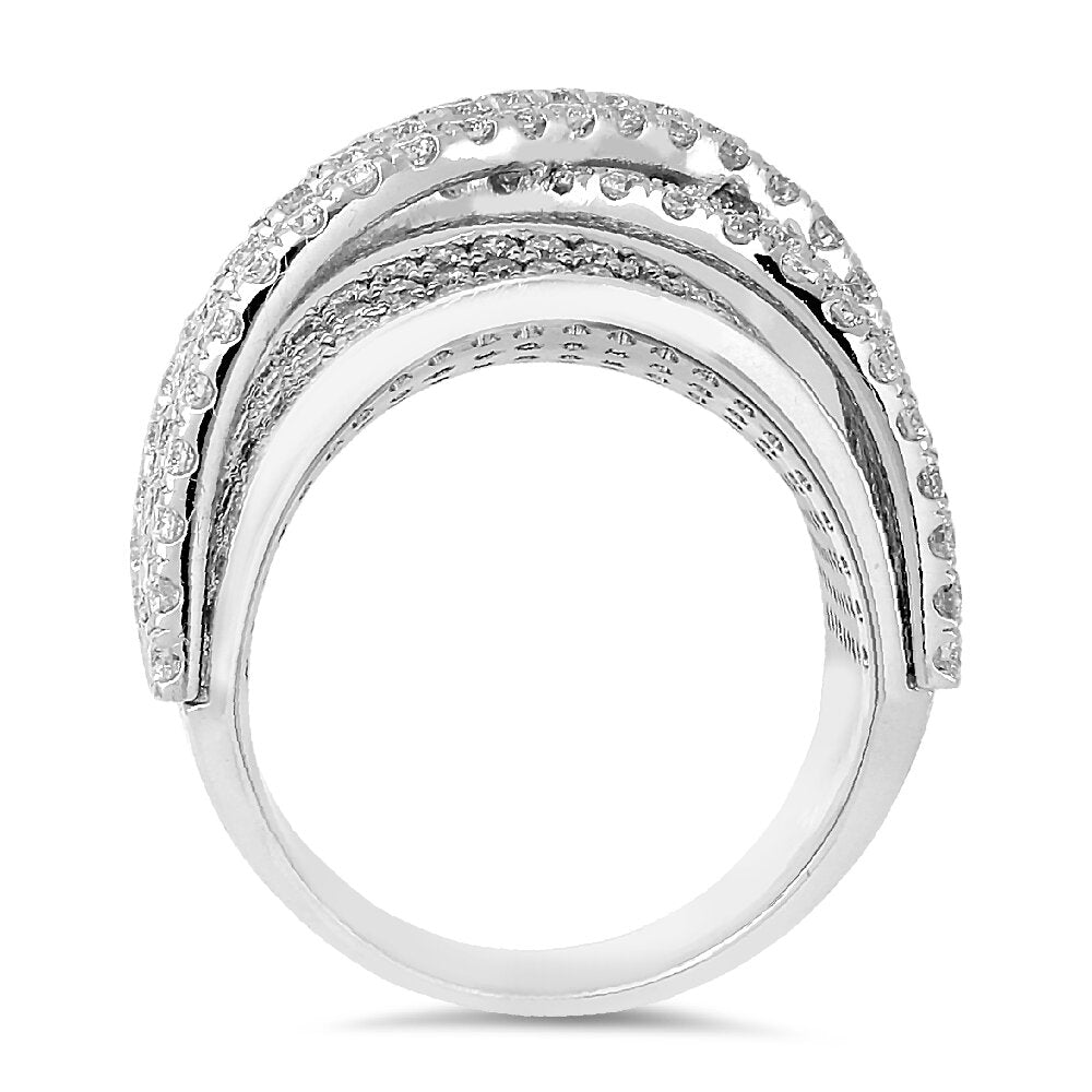 18K  White Gold Diamond Ring