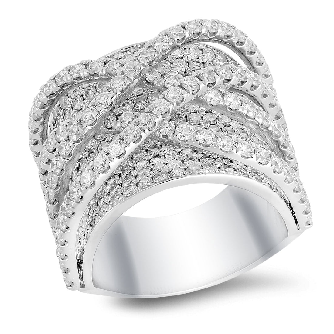 18K  White Gold Diamond Ring