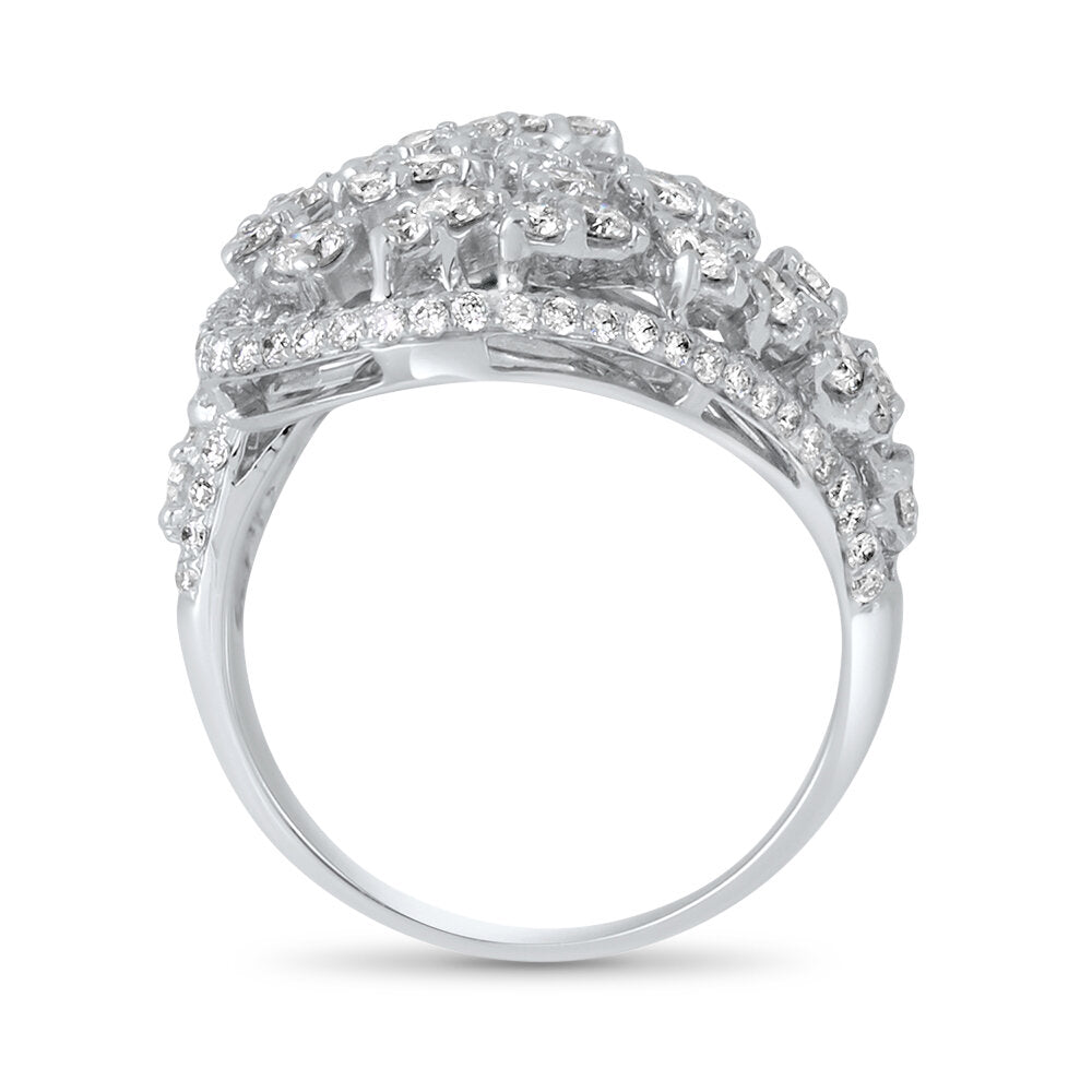 18K  White Gold Diamond Ring