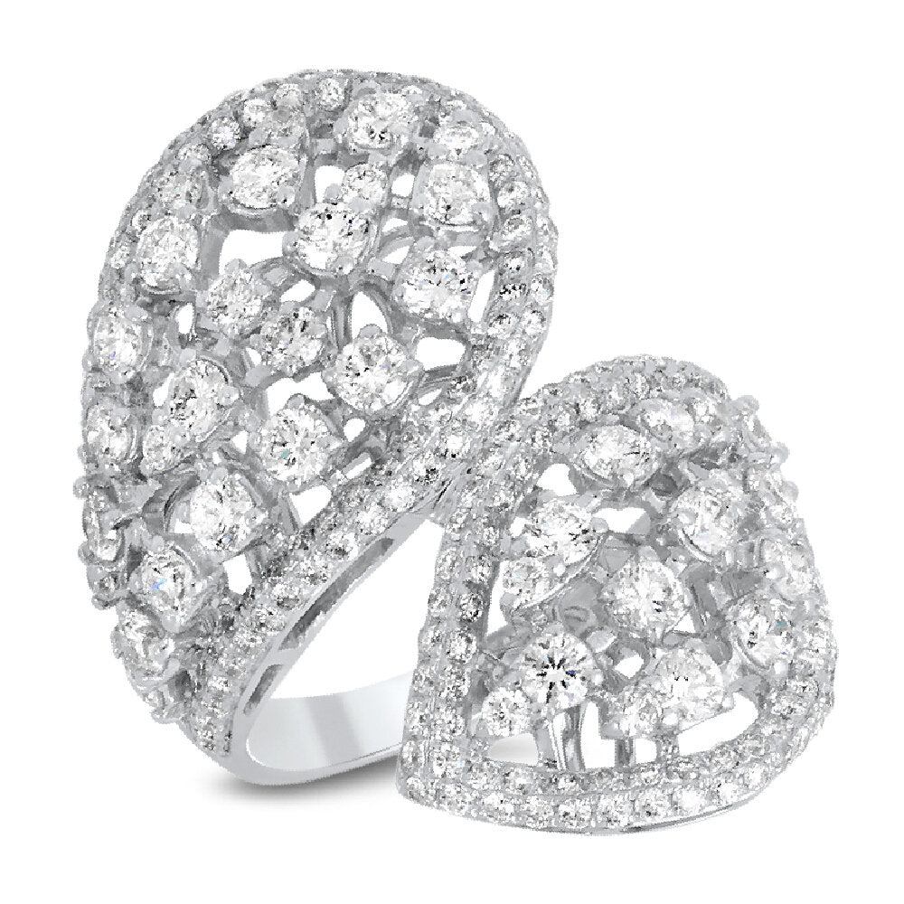 18K  White Gold Diamond Ring