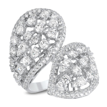 18K  White Gold Diamond Ring