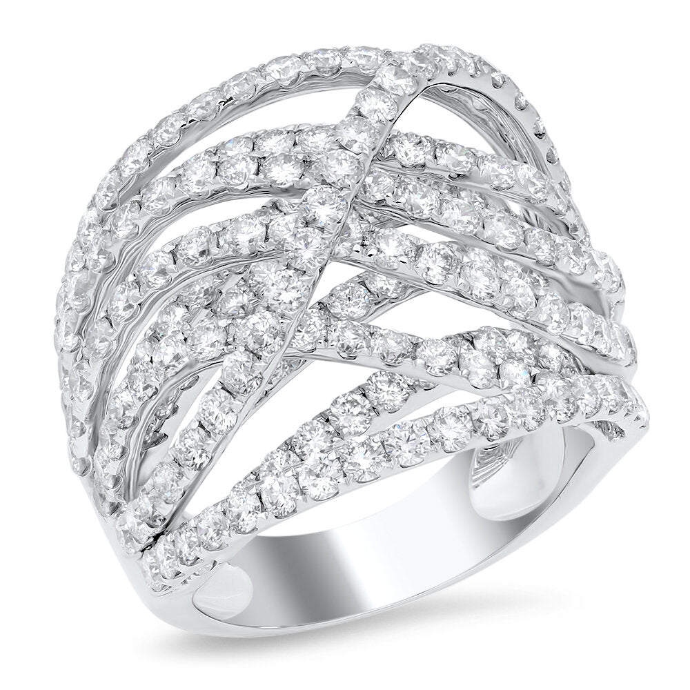 18K  White Gold Diamond Ring