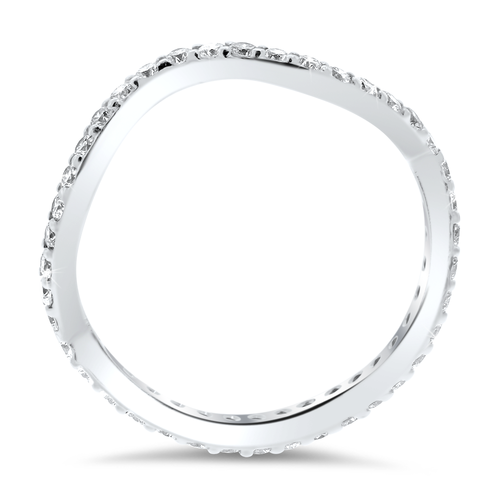 18K White Gold Diamond Eternity Band