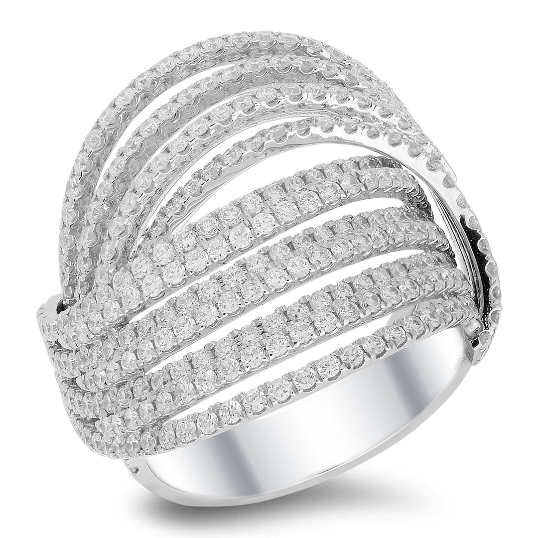 18K White Gold Diamond Ring
