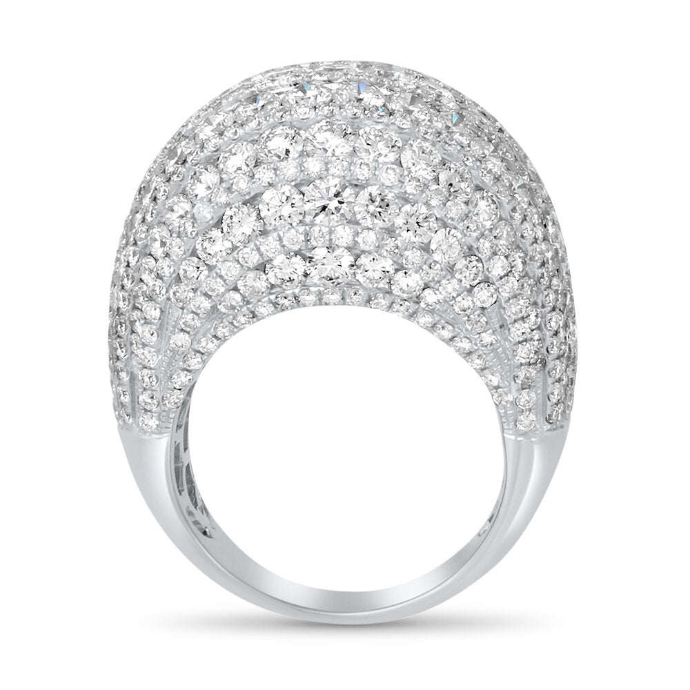 18K  White Gold Diamond Ring