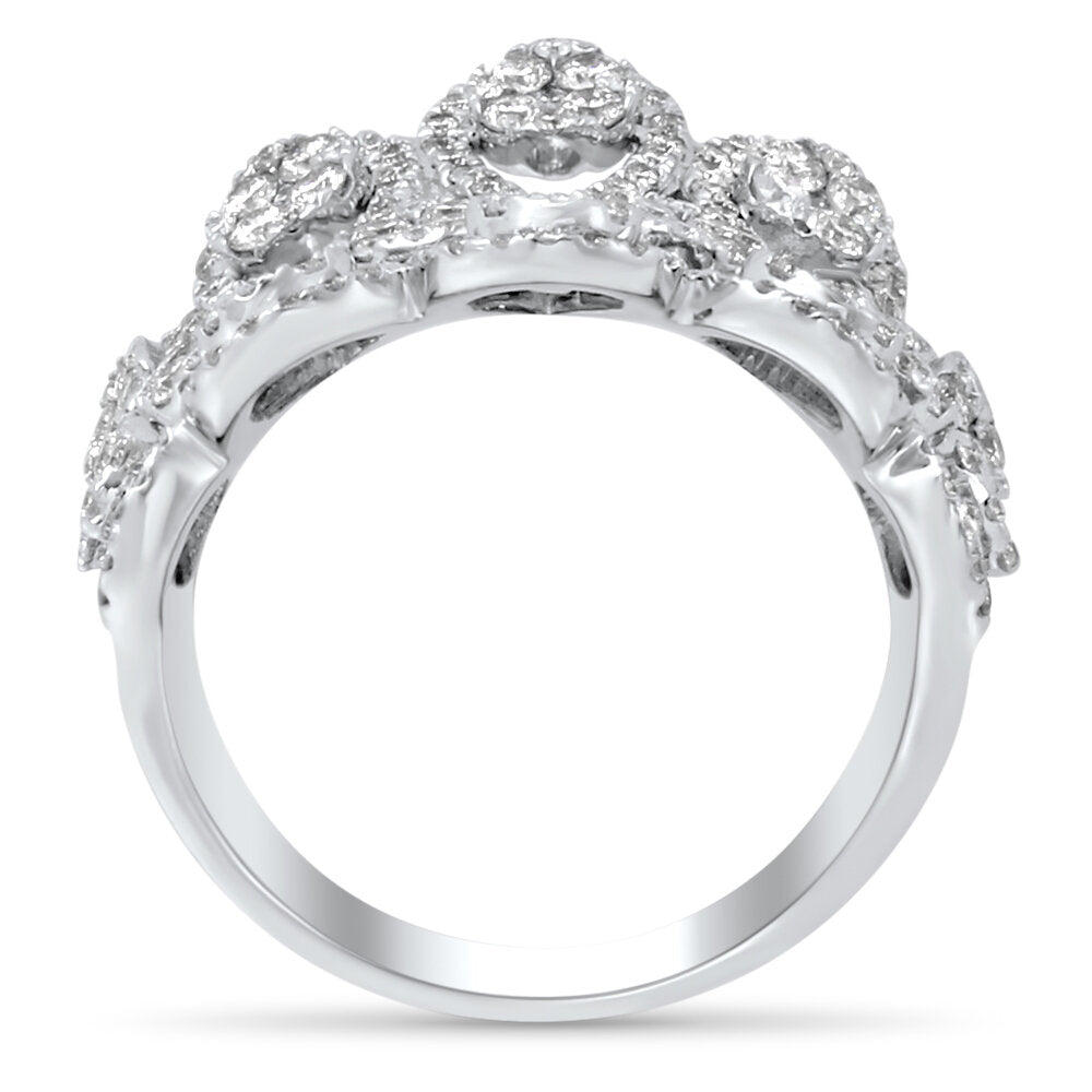 18K  White Gold Diamond Ring