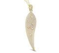 18K Yellow Gold Diamond Pendant