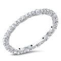 18K White Gold Diamond Eternity Band