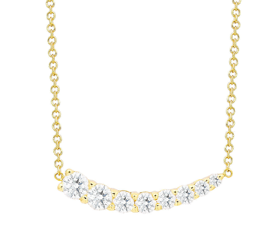 18K Gold Diamond Necklace