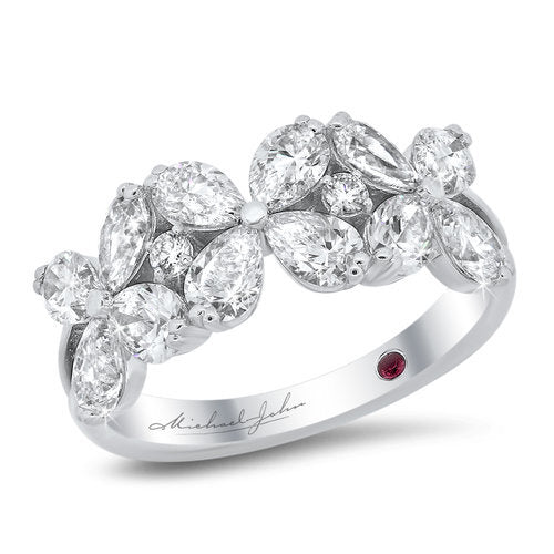 18K White Gold Diamond Ring