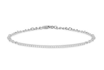 Dazzle In Our Stunning 18K Gold Diamond Bracelet. Experience Exquisite Craftsmanship And Undeniable Elegance. Make Every Moment Sparkle. The Perfect Luxurious Treat.