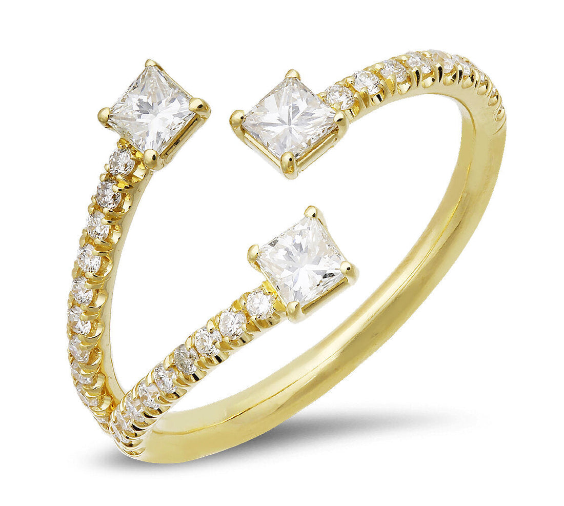 18K Gold Diamond Ring