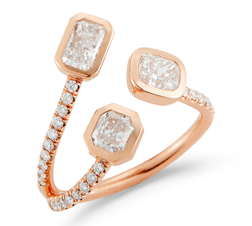 18K Gold Diamond Ring