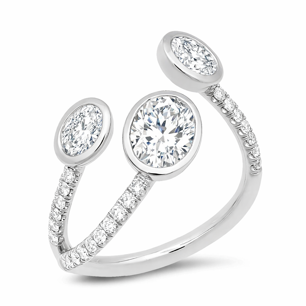 18K Gold Diamond Ring