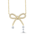 18K Gold Diamond Pendant