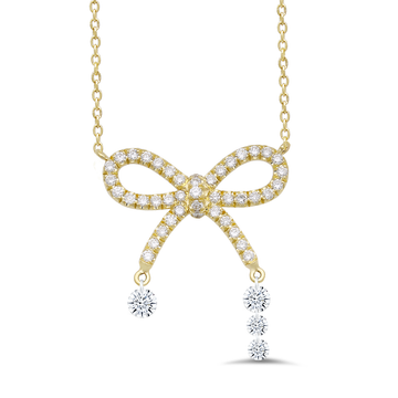 18K Gold Diamond Pendant