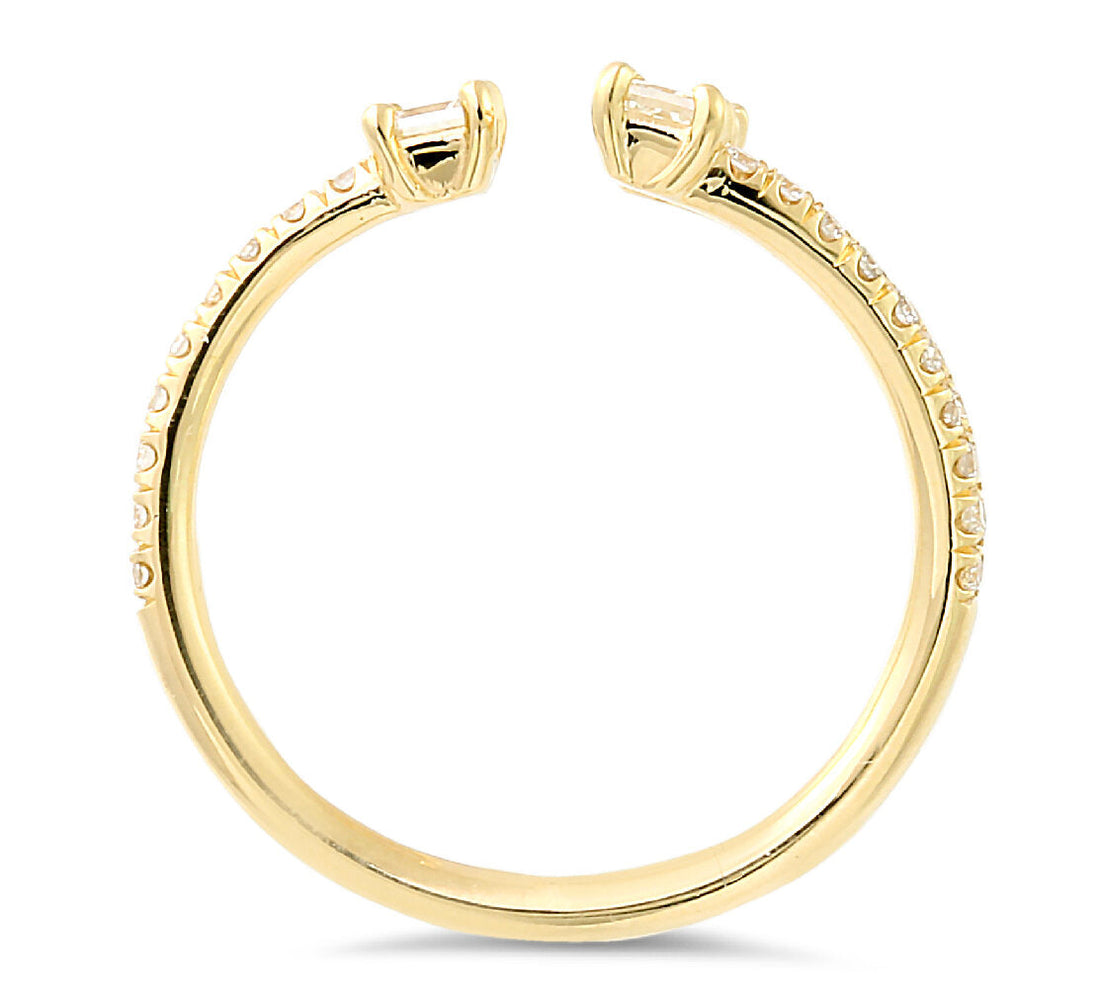18K Gold Diamond Ring
