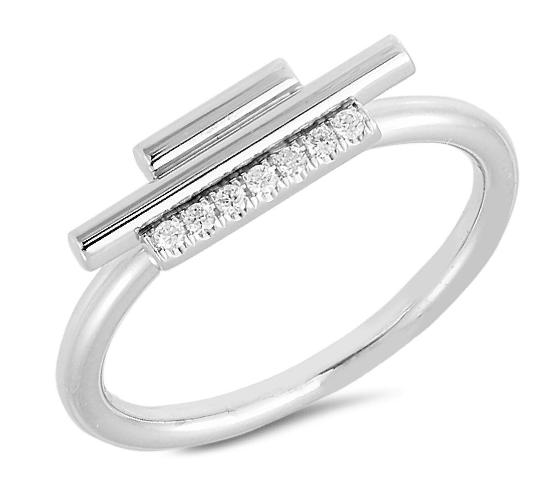 18K Gold Diamond Ring