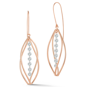 Diamond Earrings In 18K Gold