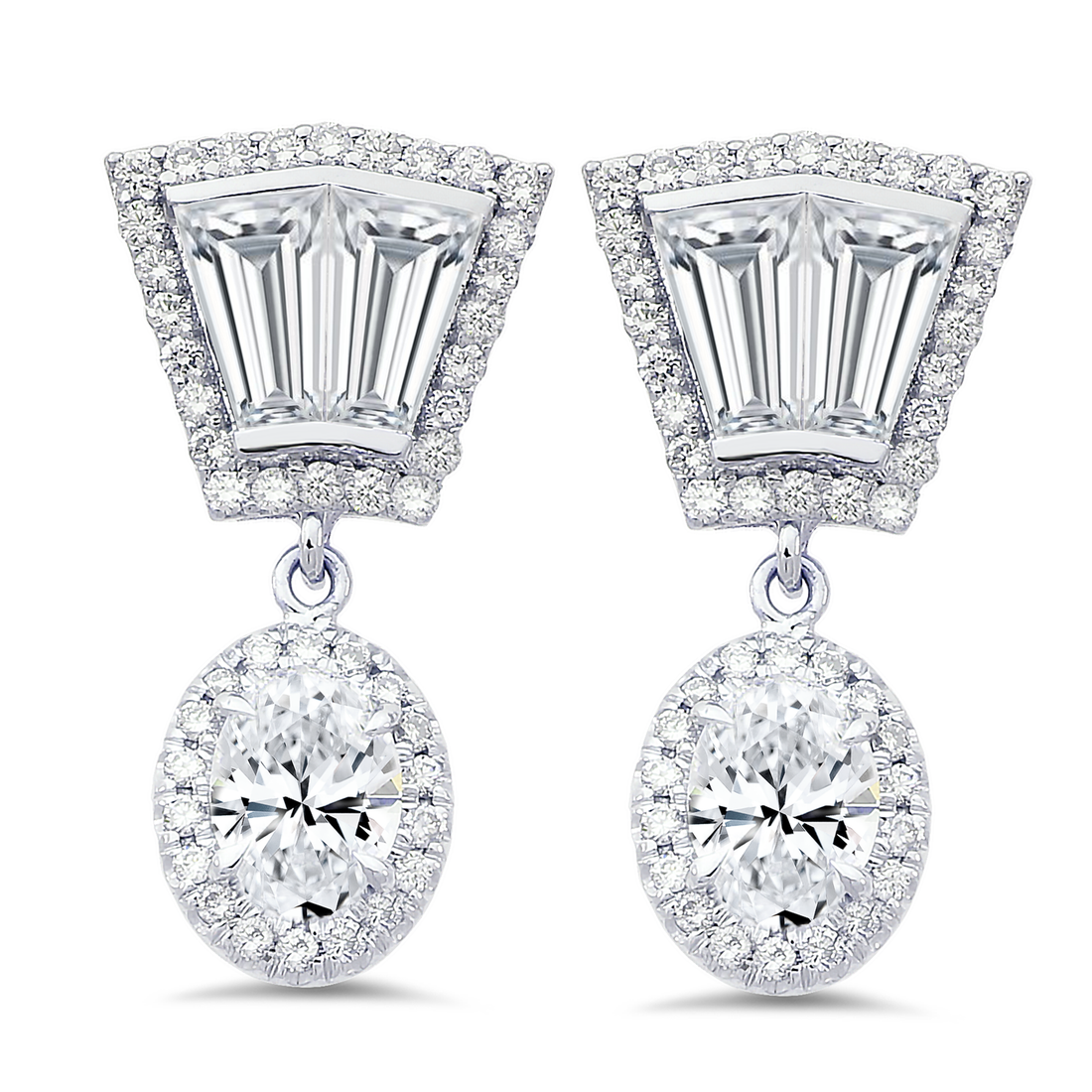 Diamond Drop Earrings