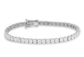 18K White Gold Diamond Tennis Bracelet